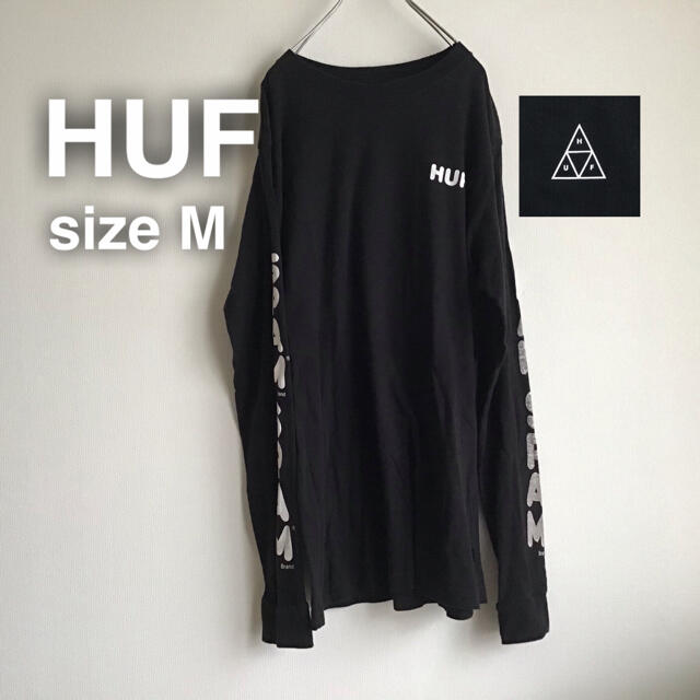 HUF(ハフ)のHUF ハフ　ロングスリーブ　長袖　腕プリント　スケートボード　ロゴ　SK8 メンズのトップス(Tシャツ/カットソー(七分/長袖))の商品写真