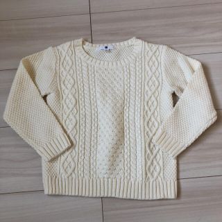 ユニクロ 白 子供 ニット(女の子)の通販 94点 | UNIQLOのキッズ/ベビー/マタニティを買うならラクマ