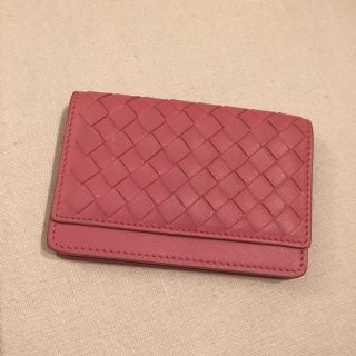 ボッテガヴェネタ(Bottega Veneta)のボッテガヴェネタ ピンク カードケース(名刺入れ/定期入れ)