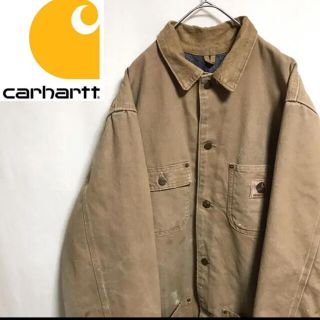 カーハート(carhartt)のカーハート　ダックジャケット　カバーオール　　アメリカ製(カバーオール)