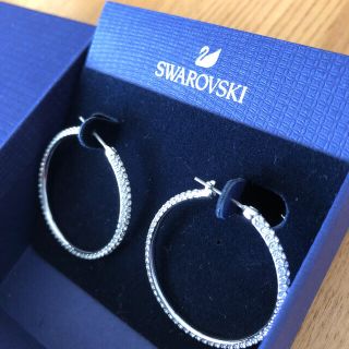 SWAROVSKI - スワロフスキー フープピアス 美品の通販 by NANA's shop