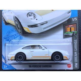 ポルシェ(Porsche)のホットウィール ‘96 PORSCHE ポルシェ CARRERA カレラ 白(ミニカー)