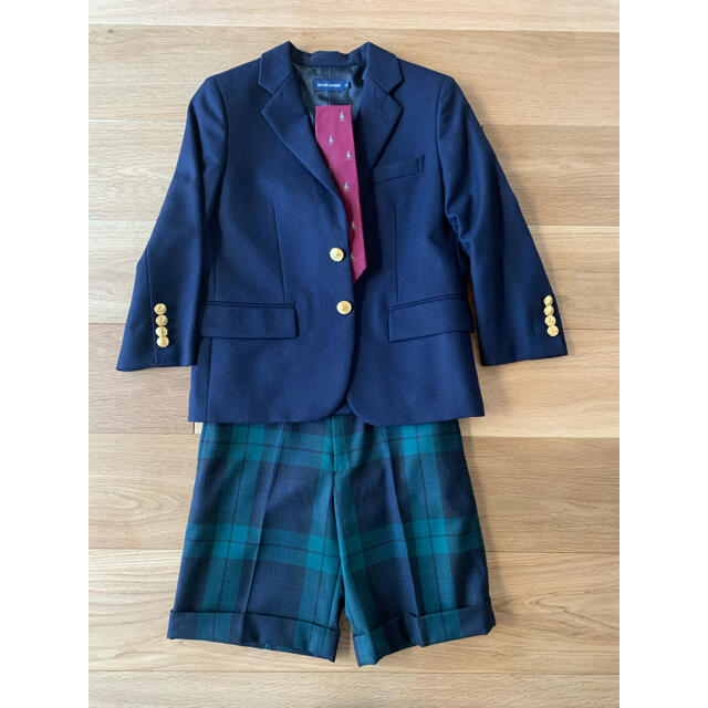 Ralph Lauren(ラルフローレン)のラルフローレン 120 スーツ 入学式 卒園式 キッズ Ralph Lauren キッズ/ベビー/マタニティのキッズ服男の子用(90cm~)(ドレス/フォーマル)の商品写真