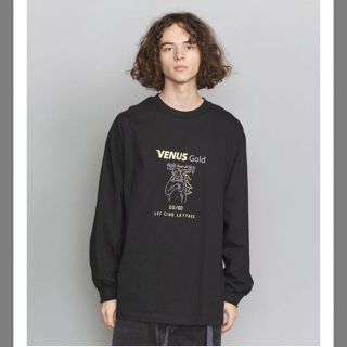 ビューティアンドユースユナイテッドアローズ(BEAUTY&YOUTH UNITED ARROWS)のLES CINQ LETTRES ロンT カットソー　レサンクレトルズ(Tシャツ/カットソー(七分/長袖))