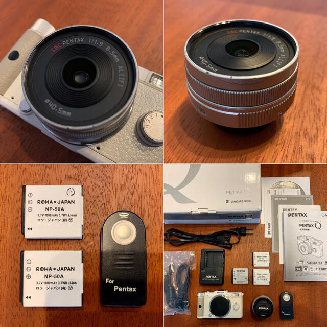 PENTAX Q 初代 ミラーレス一眼 ボディ+標準単焦点レンズ 希少 PENTAX Q 初代 ミラーレス一眼 ボディ+標準単焦点レンズ 希少