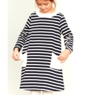 プチバトー(PETIT BATEAU)の《used》petit bateau/マリニエールワンピース/8ans(ワンピース)