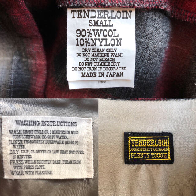 TENDERLOIN(テンダーロイン)の【Lewen様専用】テンダーロイン 08AW T-WOOL オンブレチェック S メンズのトップス(シャツ)の商品写真