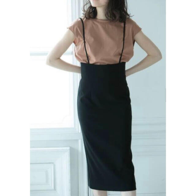 Noble - 【新品】NOBLE ショルダーストラップサロペットスカート