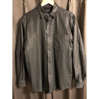 コモリ(COMOLI)のCOMOLI（コモリ）レザーシャツ size1 マーブル様専用(シャツ)