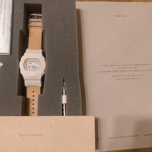 Hender Scheme(エンダースキーマ)のHender Scheme × G-SHOCK DW-5750HS20-4JF レディースのファッション小物(腕時計)の商品写真