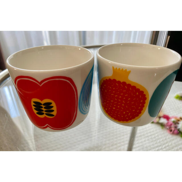 marimekko(マリメッコ)の【廃盤】marimekko コンポッティ　ラテマグ インテリア/住まい/日用品のキッチン/食器(グラス/カップ)の商品写真