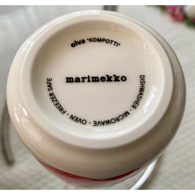 marimekko(マリメッコ)の【廃盤】marimekko コンポッティ　ラテマグ インテリア/住まい/日用品のキッチン/食器(グラス/カップ)の商品写真