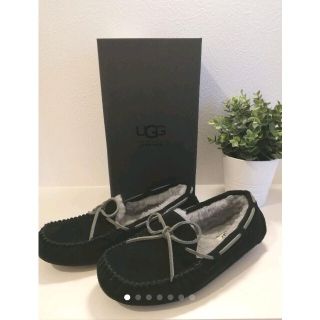 アグ(UGG)の美品　UGG アグ メンズ モカシン  ムートン シューズ　スニーカー(スリッポン/モカシン)