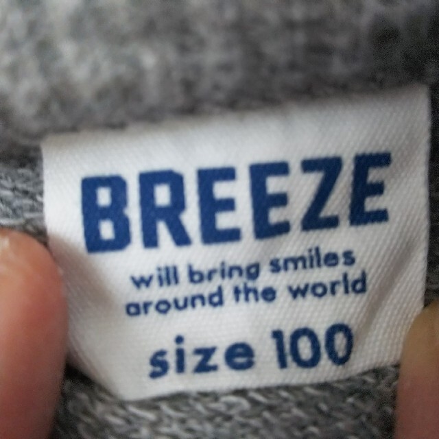 BREEZE(ブリーズ)のbreeze100cm、ロングTシャツ キッズ/ベビー/マタニティのキッズ服男の子用(90cm~)(Tシャツ/カットソー)の商品写真