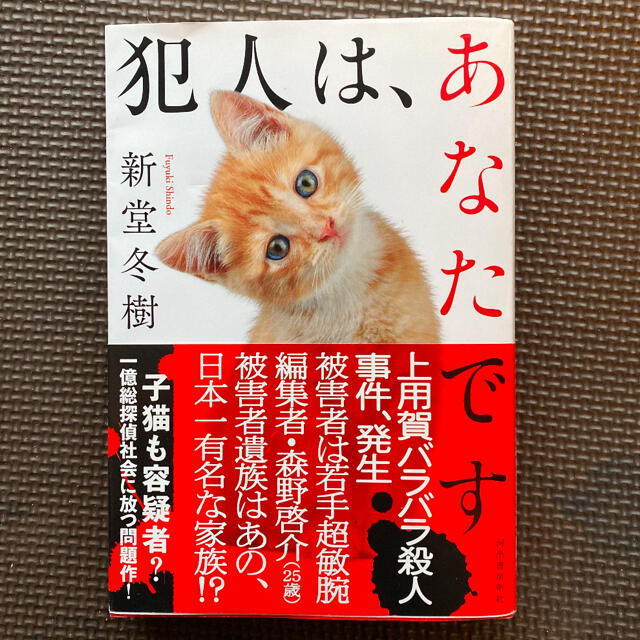 美品★犯人は、あなたです 新堂冬樹 エンタメ/ホビーの本(文学/小説)の商品写真