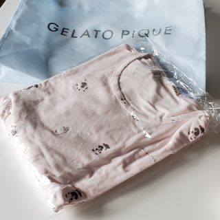 ジェラートピケ(gelato pique)の【新品・未開封】gelato pique ジェラートピケ 牛柄 セットアップ(ルームウェア)