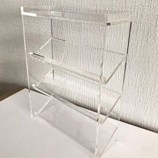 ムジルシリョウヒン(MUJI (無印良品))の無印良品 アクリルボトルスタンド3段(ケース/ボックス)