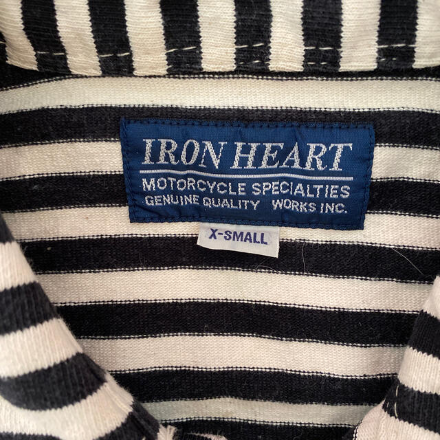 IRON HEART  ボーダー　ワークシャツ