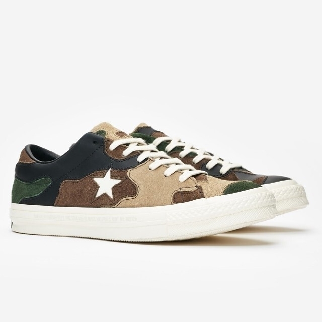 SNS × converse patchwork camo one star