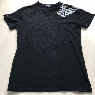 エンポリオアルマーニ(Emporio Armani)のEMPORIOARMANI アルマーニ ブラックTシャツ XXL メンズ(Tシャツ/カットソー(半袖/袖なし))