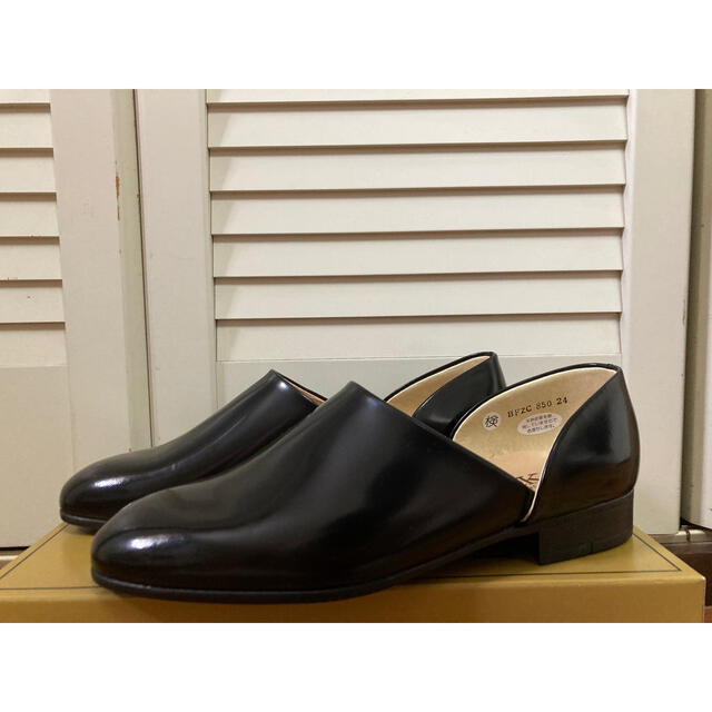 HARUTA(ハルタ)のロマネさん専用スポックシューズHARUTA 850/BLACK 24cm レディースの靴/シューズ(ローファー/革靴)の商品写真
