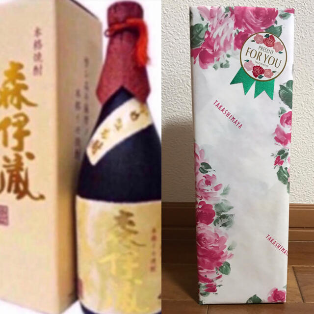 森伊蔵 金ラベル 720ml 袋付 高島屋 贈答用 プレミア 焼酎 幻の焼酎