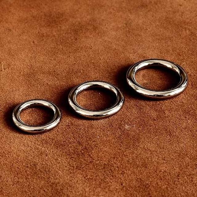 ニッケルシルバー 指輪 10号 （Sサイズ）リング パーツ アクセサリー 銀色 レディースのアクセサリー(リング(指輪))の商品写真