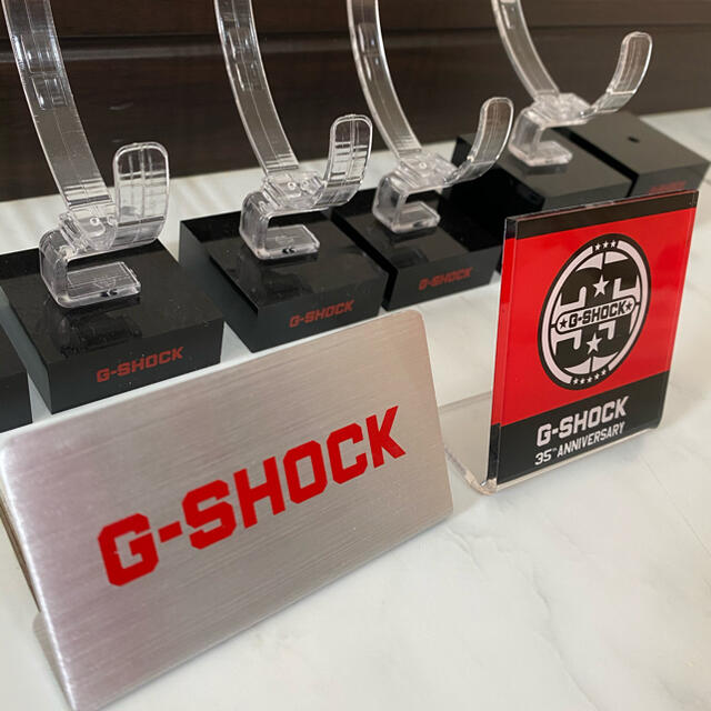 CASIOカシオG-SHOCK用時計スタンド2個と展示台セット新品未使用