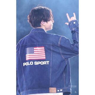 POLO RALPH LAUREN - POLO SPORT デニムジャケット Gジャン 星条旗の