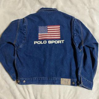 POLO SPORT デニムジャケット Gジャン 星条旗
