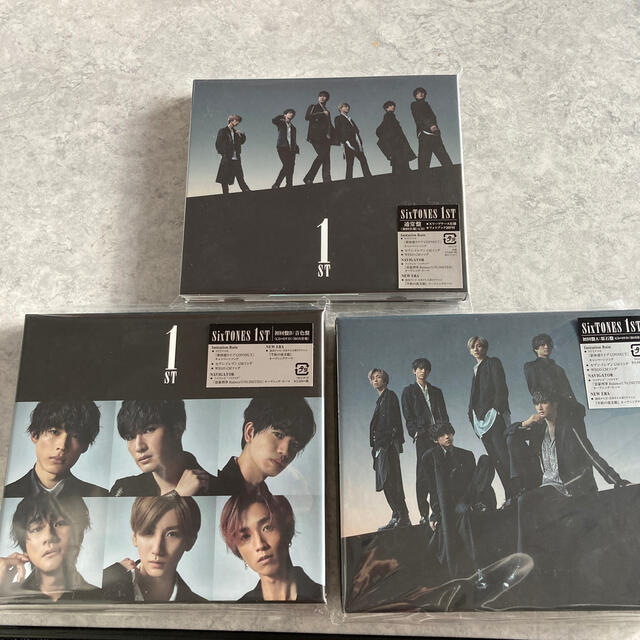 SixTONES / 1st 初回盤A 初回盤B 通常盤 3形態セット - ポップス
