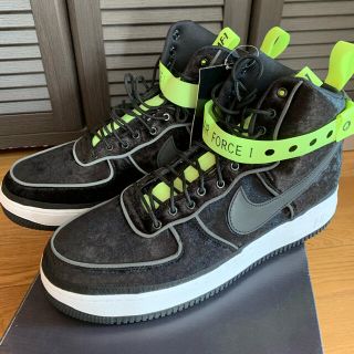 ナイキ(NIKE)のnike × magic stick air force 1 hi 黒　白セット(スニーカー)