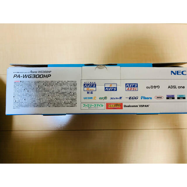 NEC(エヌイーシー)の【中古】NEC aterm WG300HP ホームルーター スマホ/家電/カメラのPC/タブレット(PC周辺機器)の商品写真