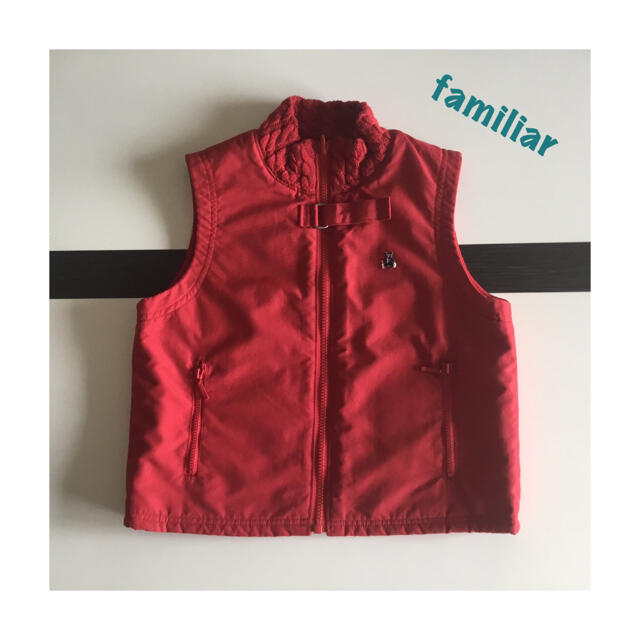 familiar(ファミリア)のfamiliar⭐ベスト アウター  ブルゾン ニットベスト キッズ/ベビー/マタニティのキッズ服男の子用(90cm~)(ジャケット/上着)の商品写真