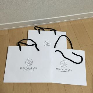 ビューティアンドユースユナイテッドアローズ(BEAUTY&YOUTH UNITED ARROWS)の【美品】B&Y ショッピングバッグセット(ショップ袋)