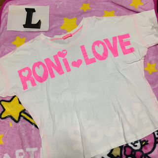 ロニィ(RONI)のRONI🌸ダボTシャツ🌸L(Tシャツ/カットソー)