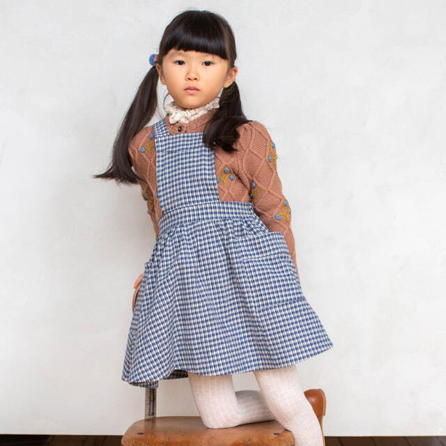 Caramel baby&child (キャラメルベビー&チャイルド)の［SALE］soor ploom harriet pinafore 6y キッズ/ベビー/マタニティのキッズ服女の子用(90cm~)(ワンピース)の商品写真