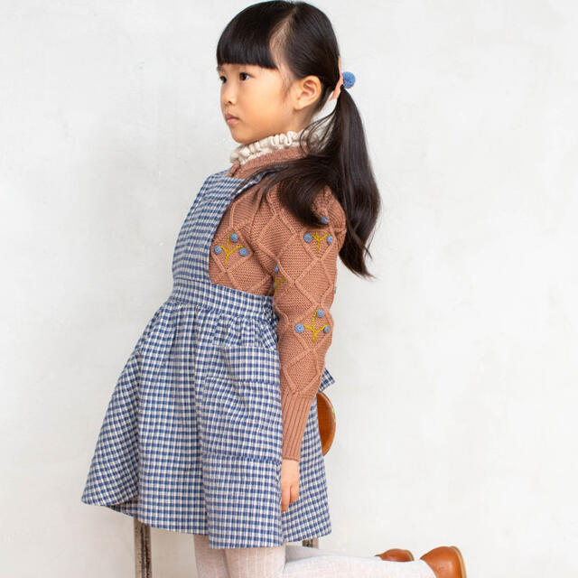 Caramel baby&child (キャラメルベビー&チャイルド)の［SALE］soor ploom harriet pinafore 6y キッズ/ベビー/マタニティのキッズ服女の子用(90cm~)(ワンピース)の商品写真