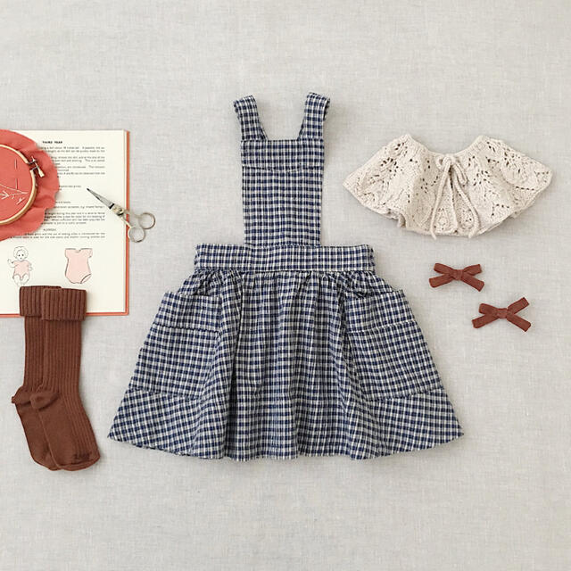 Caramel baby&child (キャラメルベビー&チャイルド)の［SALE］soor ploom harriet pinafore 6y キッズ/ベビー/マタニティのキッズ服女の子用(90cm~)(ワンピース)の商品写真