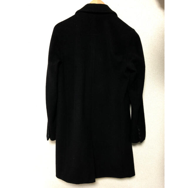STUDIOUS(ステュディオス)のSTUDIOUS ステュディオス　ステンカラーコート　ブラック メンズのジャケット/アウター(ステンカラーコート)の商品写真