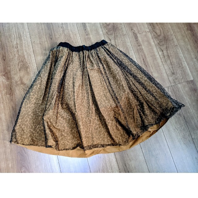 ROPE’(ロペ)のROPEロペ　美品　チュールスカート38 レディースのスカート(ひざ丈スカート)の商品写真