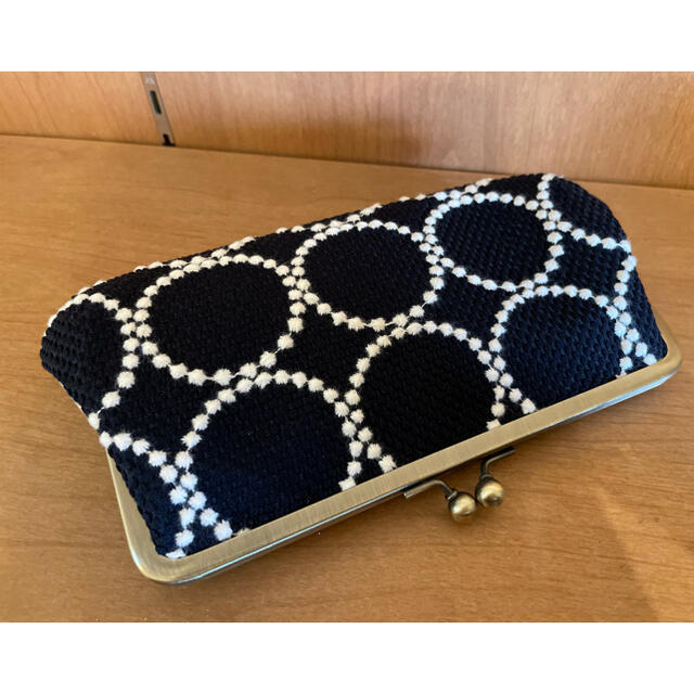 ミナペルホネン ハンドメイド 親子がま口 タンバリン 丸パッチワーク ... ★訳あり★ミナペルホネン ハンドメイド 親子がま口 タンバリン パッチワーク