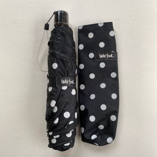 ウニコ(unico)の新品　Waterfront 折りたたみ傘　ドット　(傘)