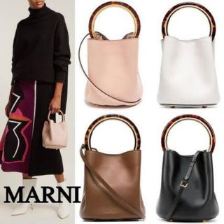 新品★MARNI マルニ パニエ バケットバッグ ダスティピンク ゆうこす愛用