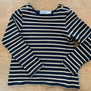 プチバトー(PETIT BATEAU)の《専用》《used》petit bateau/ラメボーダー/8ans(Tシャツ/カットソー)