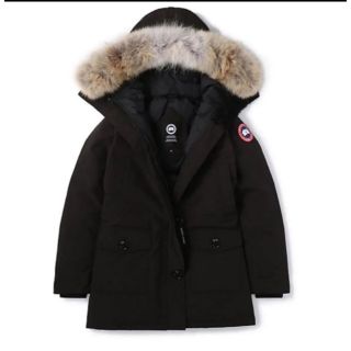 カナダグース(CANADA GOOSE)のカナダグース CANADA GOOSE ブロンテパーカ ブラック ダウンコート(ダウンコート)