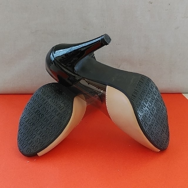 DURAS(デュラス)のカジュアルなクリアパンプス　24.5~25㎝　ベージュ×黒　デュラス レディースの靴/シューズ(ハイヒール/パンプス)の商品写真