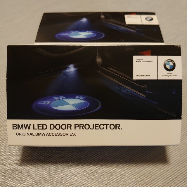 BMW純正 LEDドアプロジェクター  BMW ワールドマーク M xDrive 自動車/バイクの自動車(車種別パーツ)の商品写真