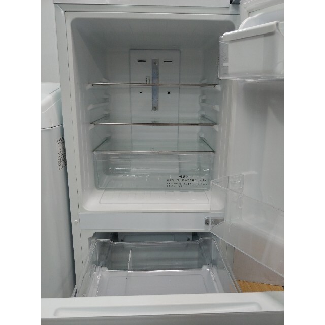 冷蔵庫　洗濯機　スリムタイプセット　ホワイト　ガラストップデザイン