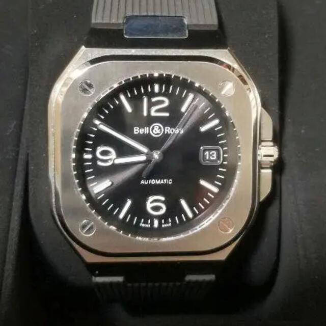 Bell & Ross(ベルアンドロス)の【国内正規品】Bell＆Ross BR05 BLACK STEEL メンズの時計(腕時計(アナログ))の商品写真